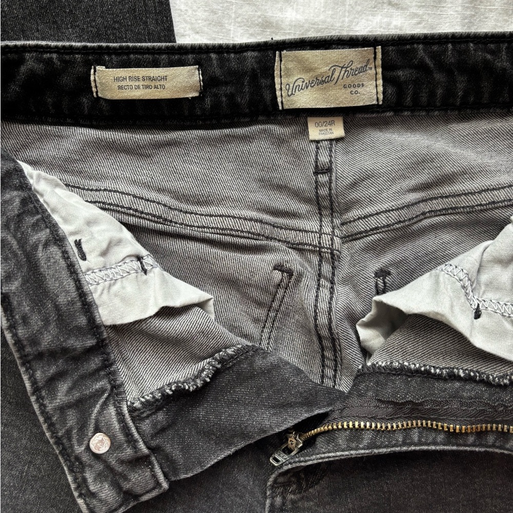 Universal Thread High Rise Black Jeans - Picture 2 of 4